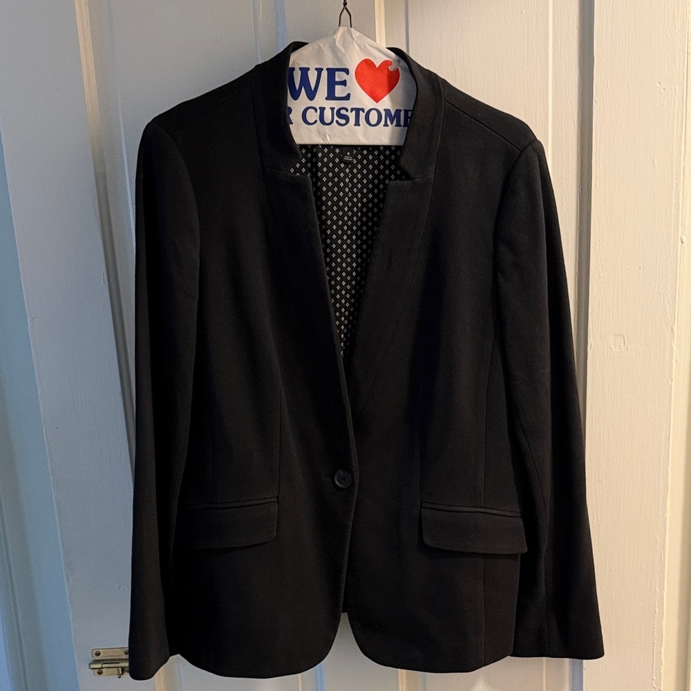 Talbots Black Aberdeen Blazer